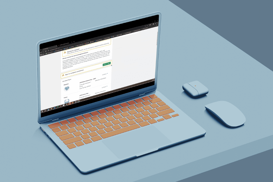 Accel Navigator on a laptop